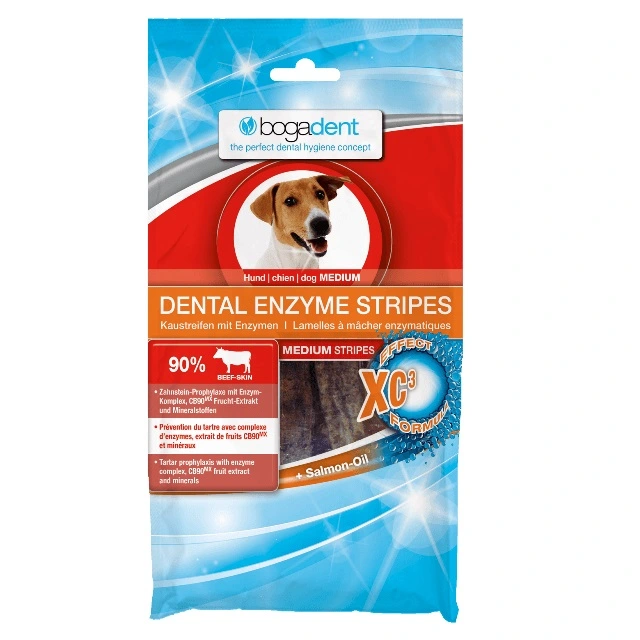 Bogadent Dental Enzyme Stripes Mini 100 g - tandpleje til små hunde